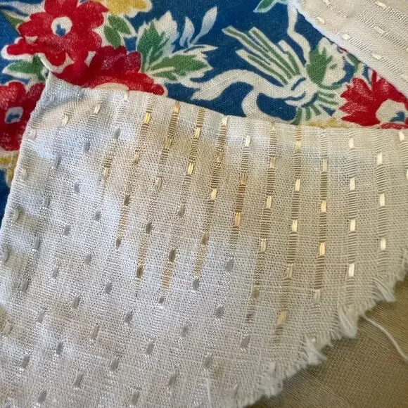 Vintage quilt blocks squares set 20 patchwork basket of flowers primitive 10x10 - Picture 7 of 11